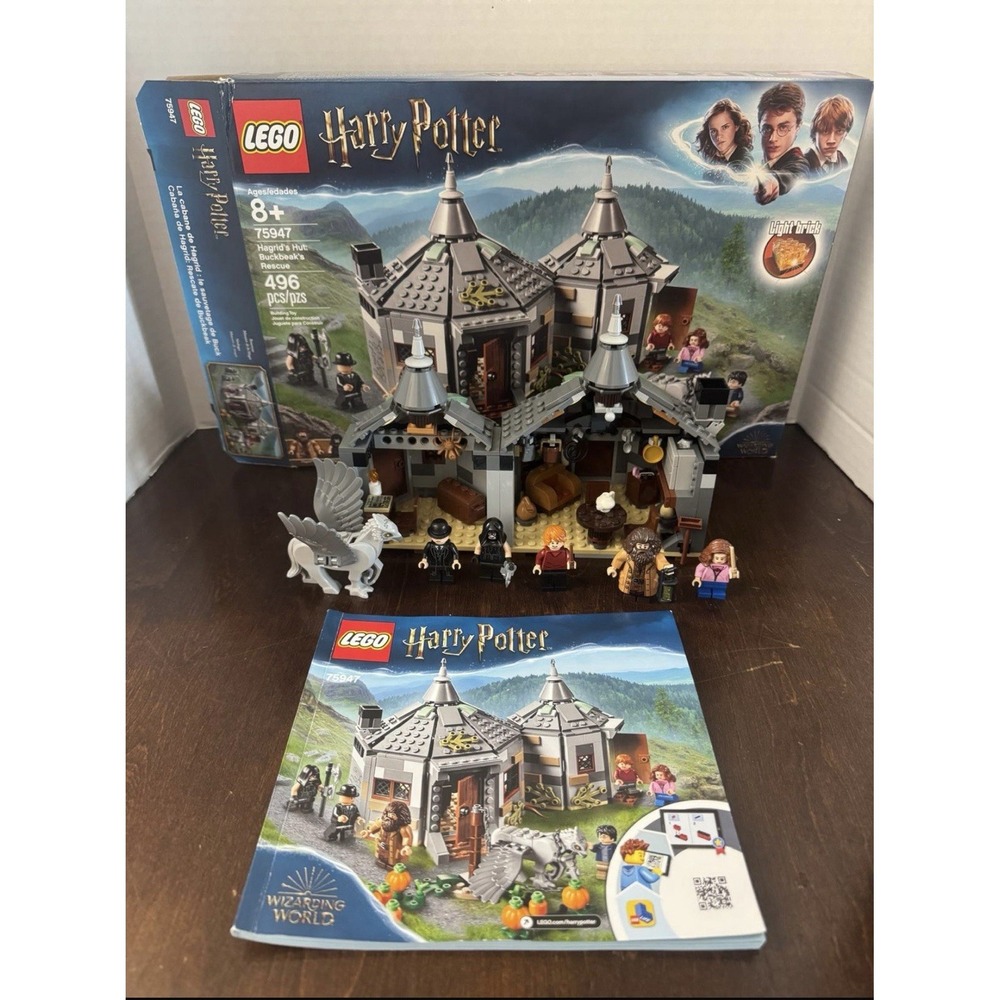 LEGO Harry Potter 75947 Hagrid's Hut Buckbeak's Rescue - Complete w/Box & Manual